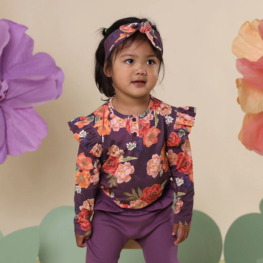 Mulberry Organic Pants with Frill