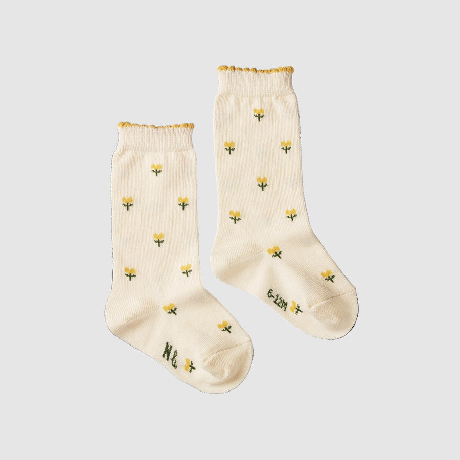 Organic Cotton Socks Tulips