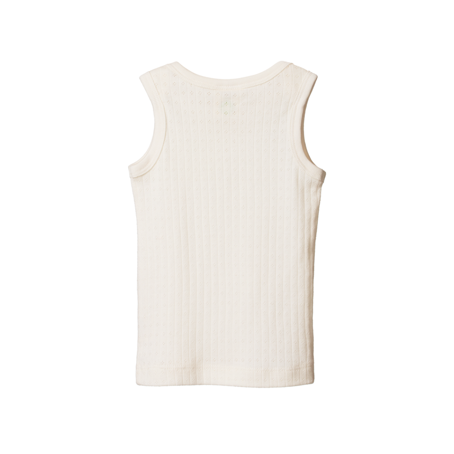 Singlet Pointelle Natural