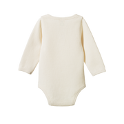 Waffle Henley Long Sleeve Bodysuit