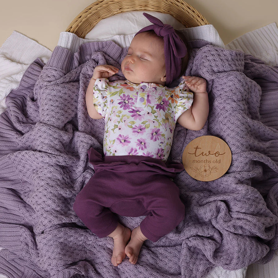 Mulberry Organic Pants with Frill