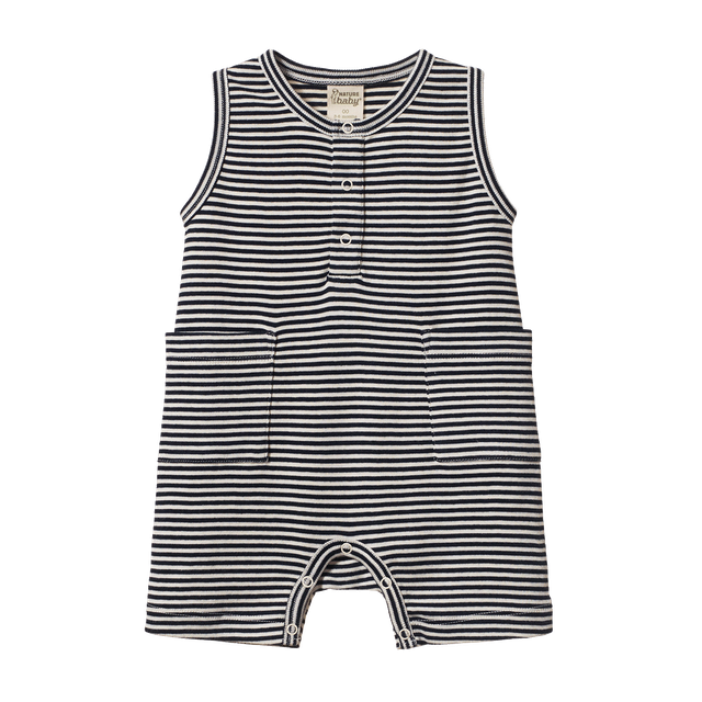 Camper Suit - Navy Stripe