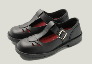 Kristen- Black- School Shoes